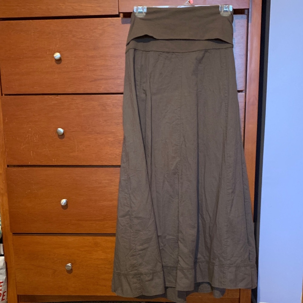 Jessica Dark Brown Maxi Skirt